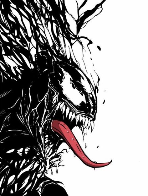 Venom Tattoo, Symbiotes Marvel, Venom Art, Venom Comics, Design Art Drawing, Marvel Drawings, Marvel Venom, Spiderman Artwork, Marvel Artwork