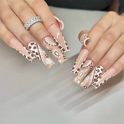 Rodeo Nails Designs Westerns, Mexican Themed Nails Acrylic, Spring Nail 2023, Nail 2023 Spring, Country Nail Designs, Nail Colors Spring, Spring Nails Inspiration, Corset Nails, Spring Nail Inspiration