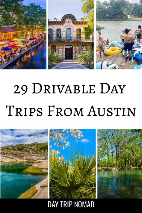 Discover exciting destinations just a short drive away from Austin with these incredible day trip ideas. Pack your bags and hit the road to explore hidden gems waiting to be uncovered near you. Whether you're craving outdoor adventures, quaint towns, or scenic views, there's something for everyone within a four-hour drive from your doorstep. Save this collection of wanderlust-inducing day trips for your upcoming free weekend and embark on unforgettable experiences without going too far from home Austin Day Trips, Krause Springs, Hamilton Pool Preserve, Mckinney Falls State Park, Pedernales Falls State Park, Day Trip Ideas, Hamilton Pool, Guadalupe River, Southwest Usa