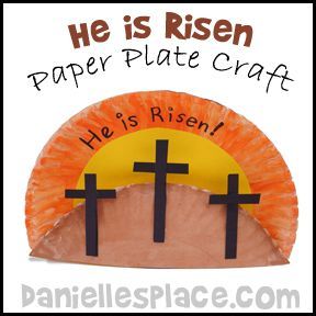 Get your kids in the spirit of Easter and spring with these simple and adorable paper plate Easter Crafts! Easter Bible Crafts, Sunday School Projects, Easter Sunday School, Easter Crafts Preschool, Paper Plate Craft, Easter Crafts For Toddlers, Bible Story Crafts, Easter Preschool, Bible School Crafts