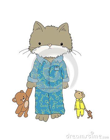 cute-cat-mouse-wearing-their-pajamas-getting-ready-bedtime-adorable-cartoon-art-hand-drawn-digitally Pyjamas Drawing, Adorable Cartoon, Cat Mouse, Art Hand, Animal Paintings, Cartoon Animals, Cartoon Drawings, Cartoon Art, Cute Cat