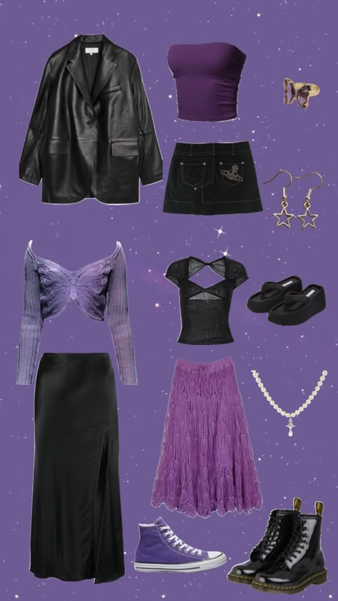 outfit inspo #speaknowtaylorsversion #y2k #style #swiftie #gutsoliviarodrigo #sour #purple #outfits #outfitinspo Consert Outfits, Cute Concert Outfits, Outfits 2000s, Taylor Swift Tour Outfits, Outfits Y2k, Taylor Swift Outfits, Purple Outfits, Concert Fits, Event Outfit