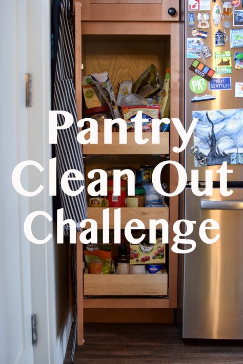 30-Day Pantry Clean Out Challenge - I'm spending the month trying to use up what we have instead of buying more food! - ProjectMealPlan.com Pantry Meals Clean Out, Pantry Clean Out Recipes, Pantry Challenge Recipes, Freezing Food Preservation, Spending Freeze, Pantry Meals, Cheap Meal Plans, Pantry Challenge, Mom Challenge