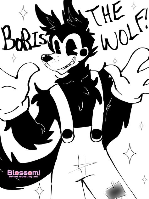 Boris The Wolf Fanart, Boris Fanart, Batim Boris The Wolf Fanart, Bendy Fanart, Batim Pfp Bendy, Bendy And The Ink Machine Boris The Wolf, Bendy Alice And Boris, Bendy Cute Art, Boris Bendy And The Ink Machine