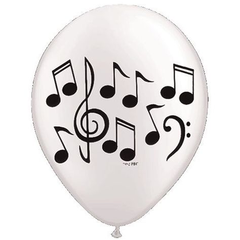 Music Theme Food, Dancing Through The Decades, Music Note Party, Conference Decor, Decade Party, Winter Gala, Kids Party Balloons, Surprise Present, Qualatex Balloons