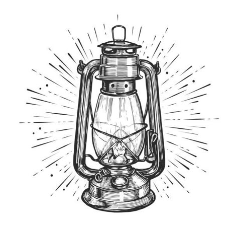 Lantern Tattoo Vintage, Train Tattoo, Lantern Drawing, Lamp Tattoo, Biblical Tattoos, Lantern Tattoo, Engraving Tattoo, Ancient Drawings, Wicked Tattoos