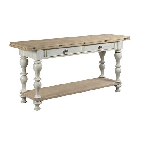 Litchfield Lakeside Flip Top Table Farmhouse Dining Room Tables, American Drew Furniture, Driftwood Coffee Table, Flip Top Table, Condo Furniture, Kincaid Furniture, Pulaski Furniture, Bernhardt Furniture, Tommy Bahama Furniture