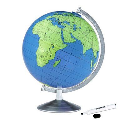 Globe Buying Guide - Hayneedle Desk Globe, Kids Globe, World Globes, World Globe, Interactive Learning, Dry Erase Markers, Dry Erase Board, Online Gifts, Dry Erase