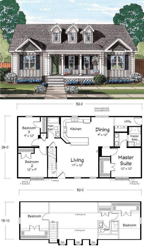 A few dormers can change the whole look of your house. Farm Cottage Floor Plans, Adding Panels To Walls, Cool House Floor Plans, Sims 4 House Plans Cottage, Medium House Floor Plans, House Blueprints Sims, Small Home Floor Plans 3 Bedroom, Cute House Floor Plans, Cool Floor Plans