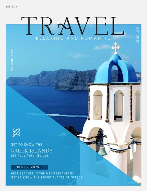 Travel - Magazine Cover Template #ad , #PAID, #Paid, #Magazine, #Cover, #Template, #Travel Travel Magazine Cover Ideas, Travel Cover Design, Travel Magazine Cover Design, Interior Design Magazine Cover, Magazine Ad Design, Brides Magazine Cover, Travel Magazine Cover, Wedding Magazine Cover, Blue Magazine