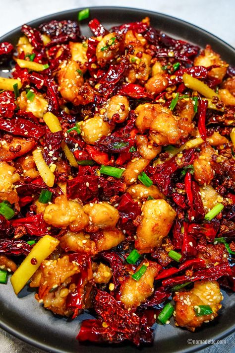 Chili Chicken Recipe, Spinach Appetizers, Easy Vegetable Stir Fry, Chilli Chicken Recipe, Meat Meals, Dried Chillies, Stir Fry Recipes Chicken, Chili Chicken, Crispy Cheese