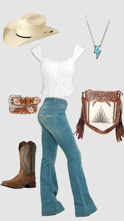 Modern Country Outfit For Women, Outfit Inspo Western, Cowgirl Fits, Country Girl Style Outfits, Country Summer Outfits, Country Fits, Cute Cowgirl Outfits, Casual Country Outfits, Cowgirl Style Outfits