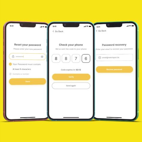 UI UX of most commonly used form.

1, Reset password page or change password page
2, Recovery pssword page or forget password page
3, OTP page or verification page

Do you find this design sleek and elegant? Show your appreciation by tapping the ❤️ Strong Password Ideas Instagram, 4 Digit Number Password Ideas, Otp Screens Ui Design, 6 Number Password Ideas, Hard Passwords, Forget Password Ui Design, Reset Password Ui Design, Forgot Password Ui, How To Recover Icloud Password
