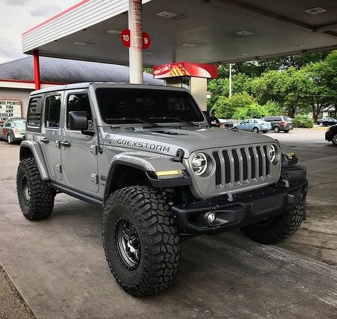 2017 Jeep Wrangler Unlimited Sport, Jeep Wrangler Modified, Grey Jeep Wrangler, Silver Jeep Wrangler, Jeep Wrangler 392, Jeep Modified, Custom Jeep Wrangler Unlimited, White Jeep Wrangler, Silver Jeep