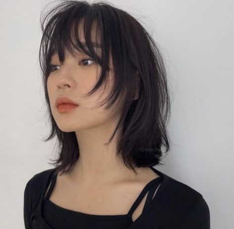 Wolf cut is a tapered haircut with a choppy short layers that start at the crown and gradually get longer toward the end. The haircut is defined by its heavy layers and the volume at the crown and looks like a mixture of shag and mullet. Haircut inspired by Mikasa Ackerman #pixiebobhaircut #hairology https://youtu.be/lc9jcog75Nc Bob Hair Dye, Bob Pendek, Pop Hair, Haircut Inspo, Asian Short Hair, Shot Hair Styles, Wolf Cut, Hair Stylies, Haircuts Straight Hair