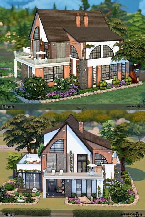 House noCc!❤ FLASH✨Lot: 40x30✅ House tested.✅ No CC!❎ HF! Click on the post and download✔️ #ts4builds #sims4 #sims4builds #sims4home #sims4builds #sims4buildsideas #ShowUsYourBuilds #thesims4 #Sims4 #sims4game #ts4house #ts4build #ts4nocc #ts4mm #simsbuilds #ts4 #sims4housebuild #sims4house #sims4home #sims5 #sims4build #simshousedesign #thesims4housebuild #thesims #sims4houses #simspiration #thesims4house #simstagram #sims4interior #sims4nocc #sccregram #sims4ideas #ts4house Sims 4 L Shaped House, 40x30 House Plans Sims 4, 40x30 House Plans, Sims Apartment, Sims4 Houses, Sims4 Ideas, Sims 4 Modern House, Sims4 House, Sims 4 House