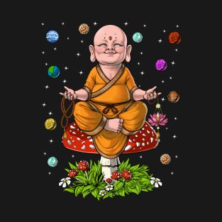 Buddha Mushroom Meditation T-Shirt Baby Buddha, Meditation Poses, Zen Meditation, Buddha Quote, Design Quotes, Kids Magnets, Phone Case Stickers, Case Stickers, Cool Walls