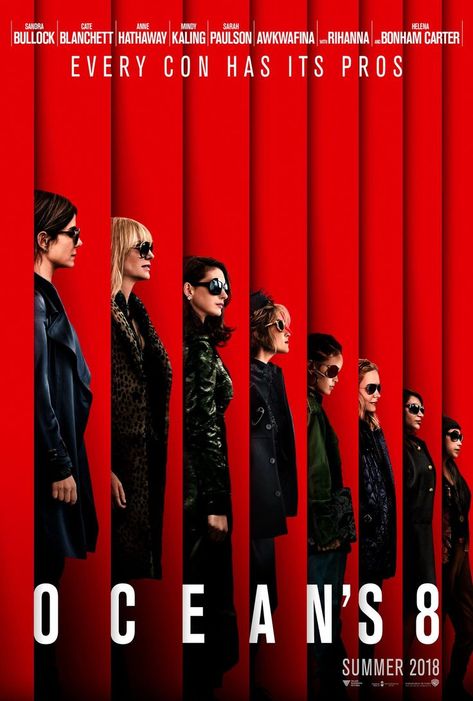 Ocean 8 Movie, Best Chick Flicks, Ocean's Eight, Freya Mavor, Oceans Eight, Danny Ocean, Oceans 8, Miranda Priestly, Mindy Kaling