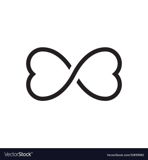 Symbol Tattoo, Heart Icon, Symbol Tattoos, Infinity Heart, Symbol Design, Infinity Symbol, Image Types, Free Vector Images, I Tattoo