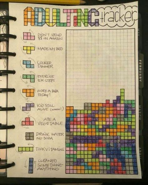 Bullet Journal Savings, Bullet Journal Calendrier, Bullet Journal Key, Bullet Journal 2019, Bullet Journal Tracker, Doodle Inspiration, Bullet Journal Mood, Wreck This Journal, Bullet Journal Notebook