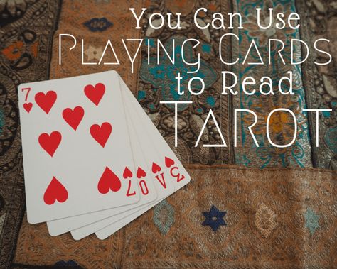 How to Read Tarot With Playing Cards | Exemplore Terror Cards, Tarot With Playing Cards, Taro Cards, Cheap Organization, Learning Tarot, Tarot Card Spreads, Tarot Tips, Tarot Meanings, Mermaid Diy