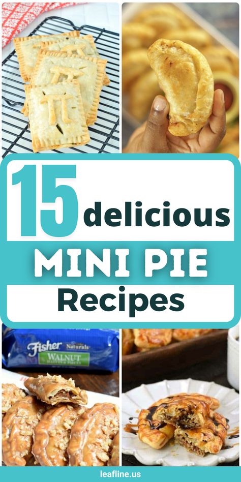 Anytime you want to throw a party and want to show off your skills as a host, mini pies are a great choice. Here are 15 delicious mini pie recipes that are perfect for parties. They are small and easy to make, but will leave your guests impressed with your culinary skills. Mini Hand Pies Recipes, Mini Pies For Wedding, Mini Pie Crust Ideas, Pie Crust Dinner, Pie Crust Dessert, Savory Pie Crust, Small Pies, Mini Blueberry Pies, Recipes For Parties