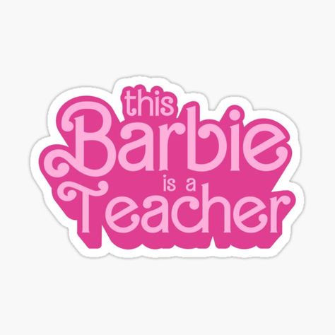 Teacher Vision Board, Logo Collage, Teacher Motivation, Teacher Aesthetic, Teacher Back To School, Teacher Boards, Graduation Cap Decoration, Teacher Stickers, Barbie Party