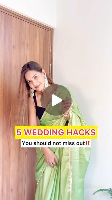 Rashi Prabhakar on Instagram: "SAVE⬇️for LATER⚠️SHARE WITH YOUR BESTIES ‼️ All these hacks are tried and tested. These can be a saviour for your last minute wedding. Don’t forget to share with your besties. wedding,hacks,wedding hacks,wedding jewellery,wedding must haves,fashion hacks,wedding outfits,wedding wear,diy hacks,life hacks,clothing hacks ,how to style,how to wear,weddings #weddinghacks #hairhacks #beautyhacks #fashionhacks #stylehacks #weddingstyles #weddingwear #weddingjewelleryset #mangtika #howtostyle #howtowear #bangaloreblogger" Wedding Hacks Tips, Must Haves Fashion, Wedding Must Haves, Wedding Hacks, Last Minute Wedding, Outfits Wedding, Indian Wedding Outfit, Jewellery Wedding, Fashion Hacks