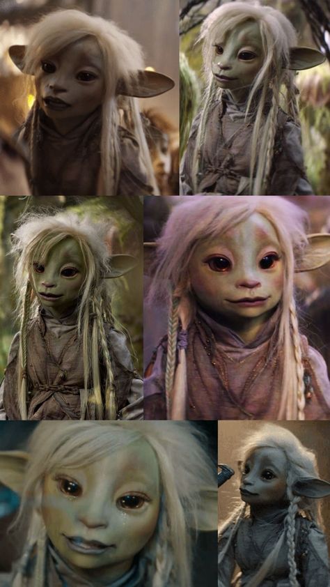 The Dark Crystal Gelfling, Dark Crystal Characters, The Dark Crystal Art, Unseelie Fae, Dark Crystal Movie, Guardians Of Childhood, Fairy Design, Brian Froud, Fairy Art Dolls