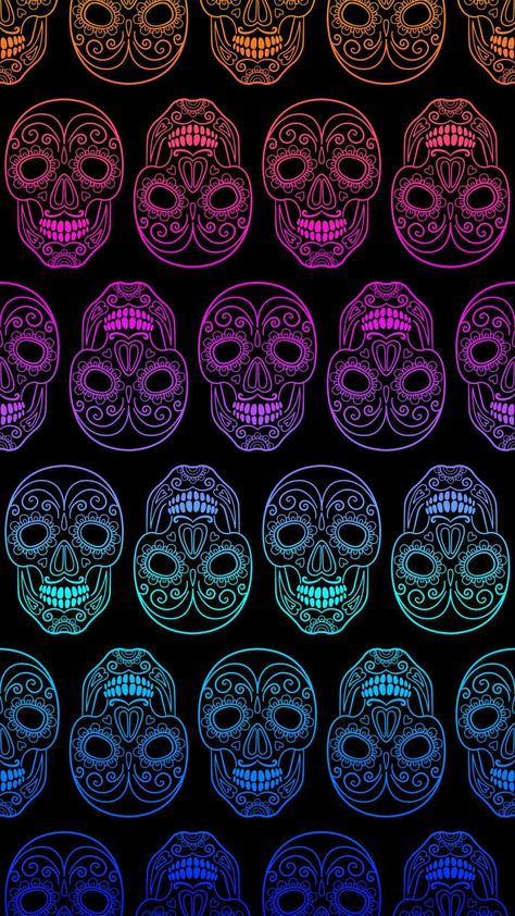 Color Bomb iPhone Wallpaper - iPhone Wallpapers : iPhone Wallpapers Art Iphone Wallpaper, Skull Symbol, Sugar Skull Wallpaper, City Iphone Wallpaper, Star Skull, Chevron Art, Halloween Wallpaper Iphone Backgrounds, Mandala Wallpaper, Iphone Wallpaper Video