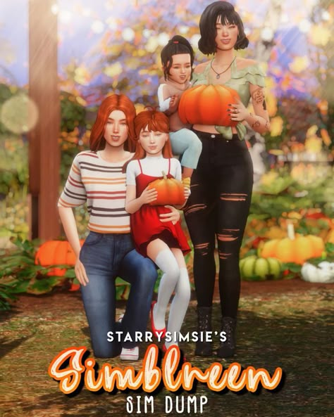 Hey everyone! I'm so happy to share my simberleen sim dump! This sim dump of a family was voted for on my story on instagram, @starrysimsie. 

For instructions on how to install these sims into your game and a full T.O.U, please check the contents of the zip file! Sims 4 Starrysimsie Poses, Sims 4 Sims Dump Family, Simberleen Cc, Sims Family Download, Sims 4 Family Poses 4 People, Sims 4 Cc Zip Files, Sims 4 Tray Files, Sims 4 Sims Dump, Sims 4 Dump