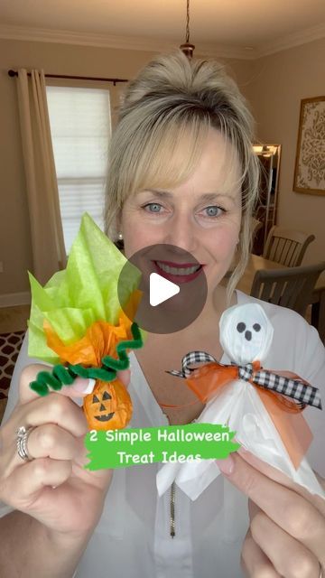 🎃Halloween Pumpkin & Ghost Tootsie Pop/Blow Pop Treat #halloween #tootsiepop #blowpop #tootsieroll #trickortreats #sucker #lollipop… | Instagram Halloween Sucker Ghosts, Ghost Lollipops Tootsie Pops, Sucker Halloween Crafts, Ghost Tootsie Pops, Tootsie Pop Ghosts, Halloween Tootsie Pop Ideas, Tootsie Pop Ideas, Ghost Suckers Halloween, Lollipop Ghosts Halloween