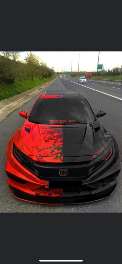 Honda Civic Wrap Design, Wrapped Honda Accord, Honda Accord Wrapped, Modded Honda Civic, Honda Civic Wrap, Honda Accord Modified, Wrapped Cars, Honda Civic Accessories, Wraps Ideas