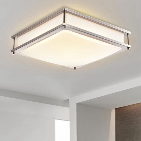 Semi flush mount lighting