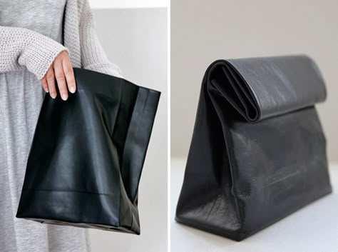 Designer Lunch Bags, Fashionable Lunch Bags, Leather Lunch Bag, Leather Trend, Leather Scrap, Diy Leather Projects, Diy Leather Bag, Sewing Leather, Diy Bags