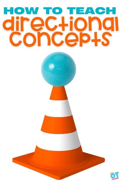 Why we Need to Support Directional Concepts in OT - The OT Toolbox Spatial Relations Activities, First Grade Learning Activities, First Grade Learning, Reading Sight Words, Spatial Awareness, Extension Ideas, Creative Learning, First Grade Math, English Language Arts