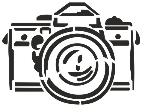 Photo camera (stencil) by Silver2012 Camera Stencil, Camera Clip Art, Kamera Dslr, Logo Clipart, Silhouette Photography, Stencil Printing, Camera Logo, Simple Designs To Draw, Png Hd