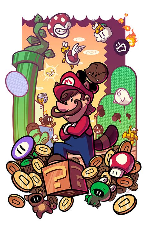 Mario 2d Art, Mario Illustration Art, Mario Game, Super Mario Bros Movie Drawing, Super Mario Bros Poster Art, Trippy Mario Art, Mario E Luigi, Doremon Cartoon, Super Mario Games