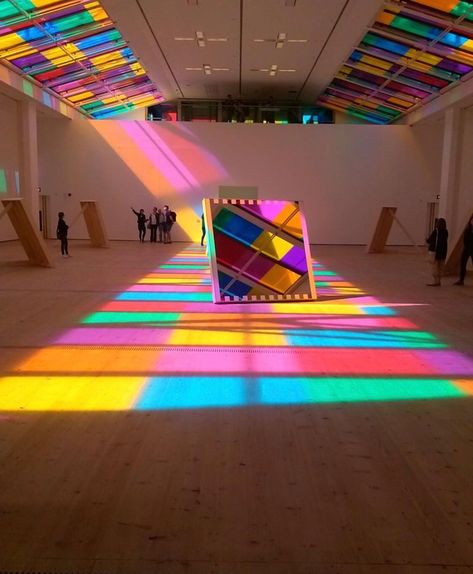 Romanek Design Studio on Instagram: ““Catch as Catch Can” art installation by Daniel Buren at the BALTIC Centre for Contemporary Art... it’s like a life size kaleidoscope 😍” Daniel Buren Art, Daniel Buren, Can Art, Halfway House, Walter Van Beirendonck, Interactive Media, Newcastle Upon Tyne, Art Installation, Life Size