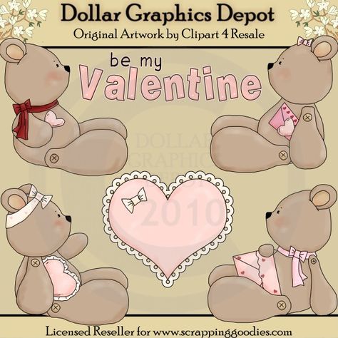 Valentine Bears - $1.00 : Dollar Graphics Depot, Your Dollar Graphic Store Valentine Greetings, Valentine Words, Valentines Gift Bags, Alphabet Nursery, Unicorn Valentine, Bear Valentines, Valentines Greetings, Valentines Day Greetings, Valentine's Day Greeting Cards