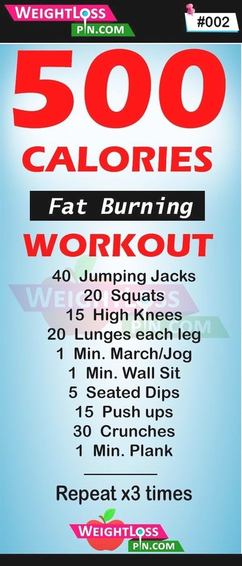 Calories Workout, Workout Morning, Burn 500 Calories, Workout Fat Burning, 500 Calorie, Calorie Workout, Evening Workout, Burning Workout, Workout Program