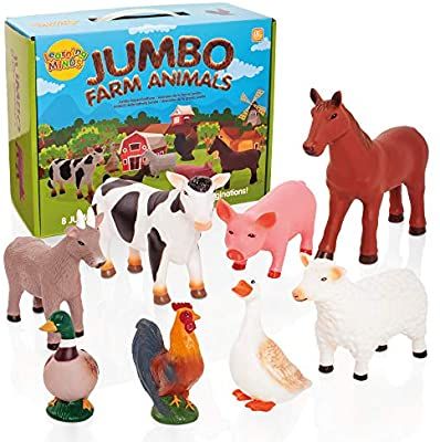 Farm Animal Toys, Toy Animals, Puzzles For Toddlers, Farm Toys, Kids Gift Guide, Toddler Age, Sai Baba, Farm Yard, Large Animals