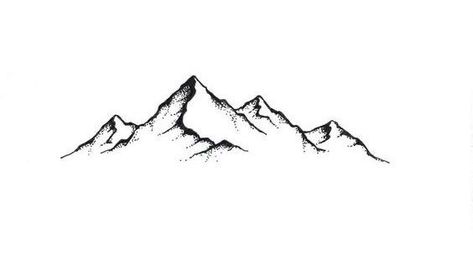 Minimal Mountain Tattoo Design, White Mountains Tattoo, Minimal Mountain Tattoo Simple, Simple Mountains Tattoo, Adventure Mountain Tattoo, Colorado Mountain Tattoo Simple, Finger Mountain Tattoo, Simple Line Mountain Tattoo, Simple Patch Work Tattoos