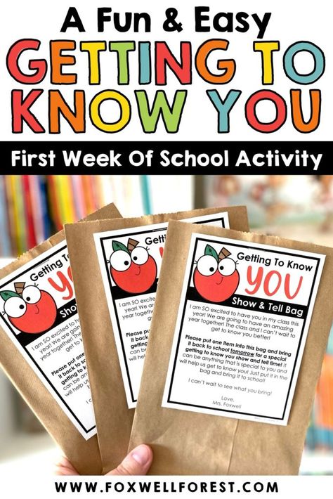 Get To Know You Activities For Kids, Senior Infants, First Week Activities, Preschool Room, Get To Know You Activities, First Day Activities, Fall Kindergarten, Toddler Classroom, First Week Of School