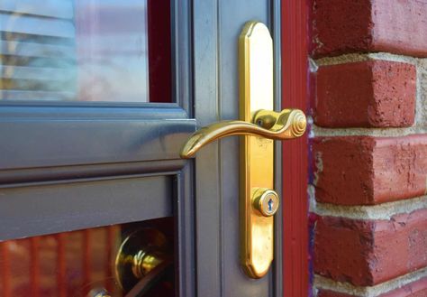 What Is The Purpose of a Storm Door? | Thompson Creek Front Door With Storm Door Ideas, Front Storm Door Ideas, Storm Door Makeover, Best Storm Doors, Storm Doors, Side Porch, Storm Door, Door Makeover, Bad Weather