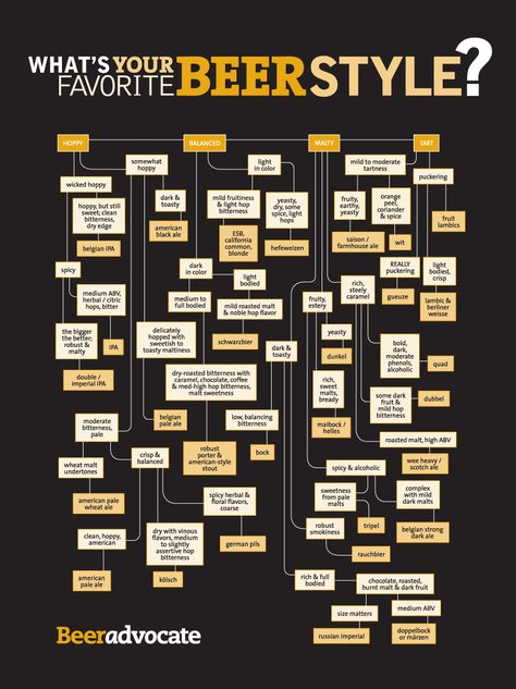 What's YOUR beer style? Yes, there's even something in it for those who think they don't like beer. Why not try a fruit lambic? Beer Chart, Beer Infographic, Beer Facts, Spiced Fruit, Beer 101, Food Infographic, Beer Poster, All Beer, Home Brewing Beer