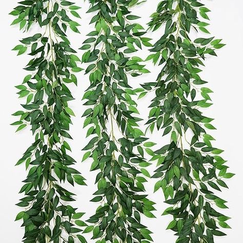 Amazon.com: VOELIGT 3 Strands Artificial Italian Ruscus Vines 78" Silk Italian Ruscus Greenery Garland with Green Leaves Faux Greenery Stems for Table Centerpieces Wedding Arch Flowers Home Decor : Home & Kitchen Ruscus Garland, Italian Ruscus Greenery, Ruscus Greenery, Table Centerpieces Wedding, Italian Ruscus, Greenery Centerpiece, Artificial Leaves, Flowers Home Decor, Wedding Arch Flowers