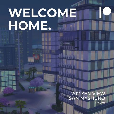 702 Zen View Apartment Sims 4 Balcony With Hot Tub, Sims 4 Balcony, San Myshuno Builds, 702 Zenview Sims 4 Layout, San Myshuno Apartment, Sims 4 City Living Apartments, Fountainview Penthouse Sims 4 Renovation, Sims 4 Zenview Apartment, 702 Zenview Sims 4