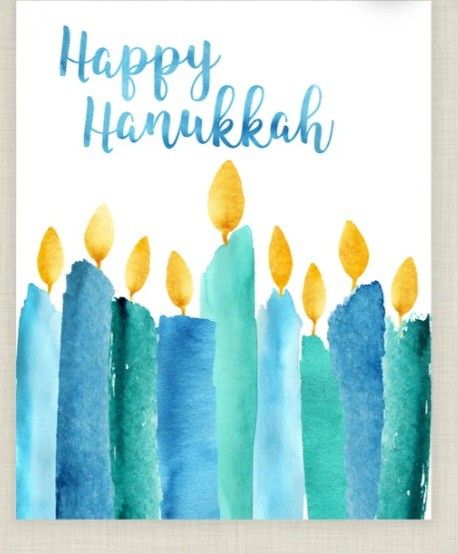 Hanakah Cards Diy, Happy Chanukah Images, Watercolor Hannukah Cards, Watercolor Hanukkah Cards, Happy Hannukah Image, Hannukah Cards Diy, Hanukkah Watercolor, Hanukkah Cards Handmade, Happy Hanukkah Images