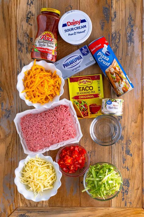 Taco Pizza - The Country Cook Cheap Taco Tuesday, Doritos Mexican Style Pizza, Taco Pockets With Pizza Dough, Taco Tuesday Alternatives, Taco Pizza With Crescent Rolls, Taco Pizza With Pizza Crust, Mexican Style Pizza, Southern Baking, Homemade Taco Pizza